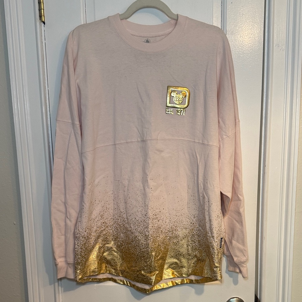Disney Pink and Gold Spirit Jersey